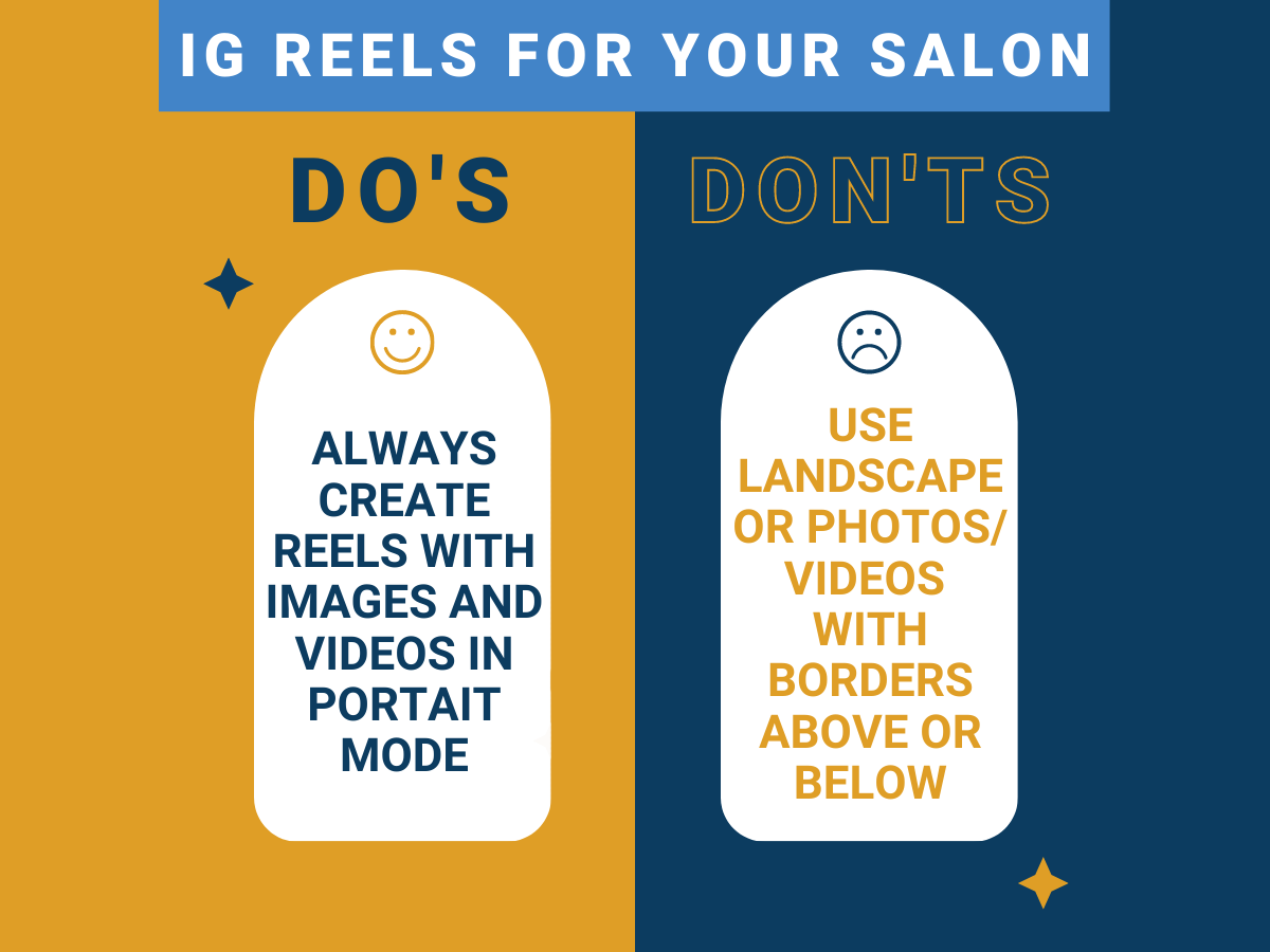 The Do's and Don'ts of Instagram Reels For Your Salon's Page