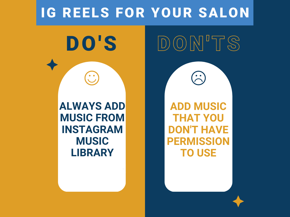 The Do's and Don'ts of Instagram Reels For Your Salon's Page