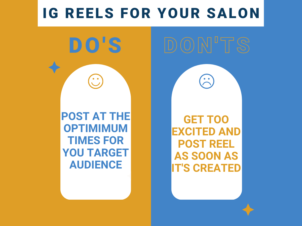 The Do's and Don'ts of Instagram Reels For Your Salon's Page