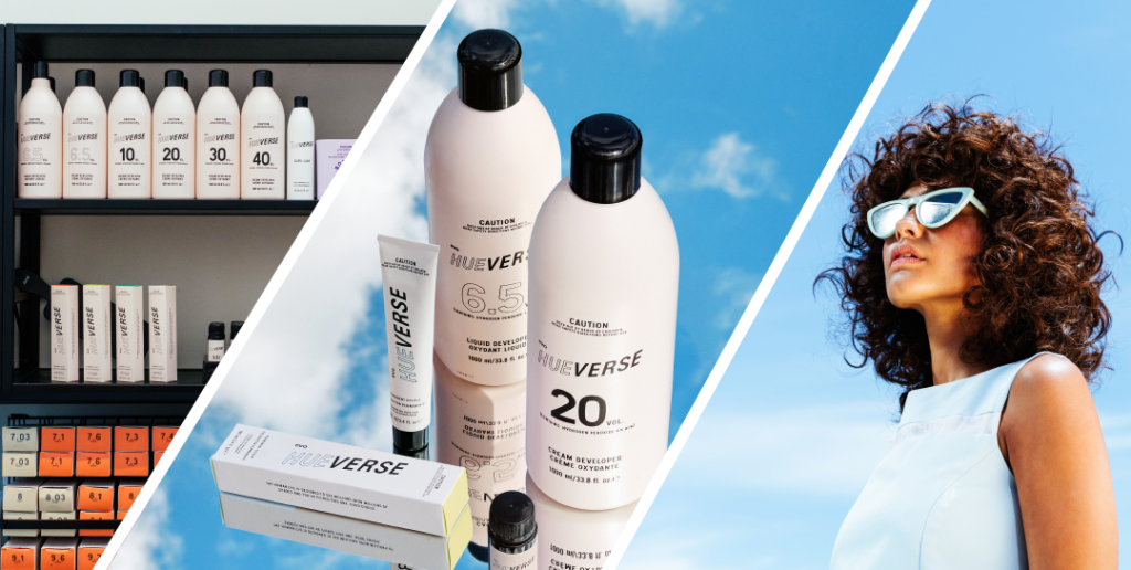 evo hue-verse permanent colour range