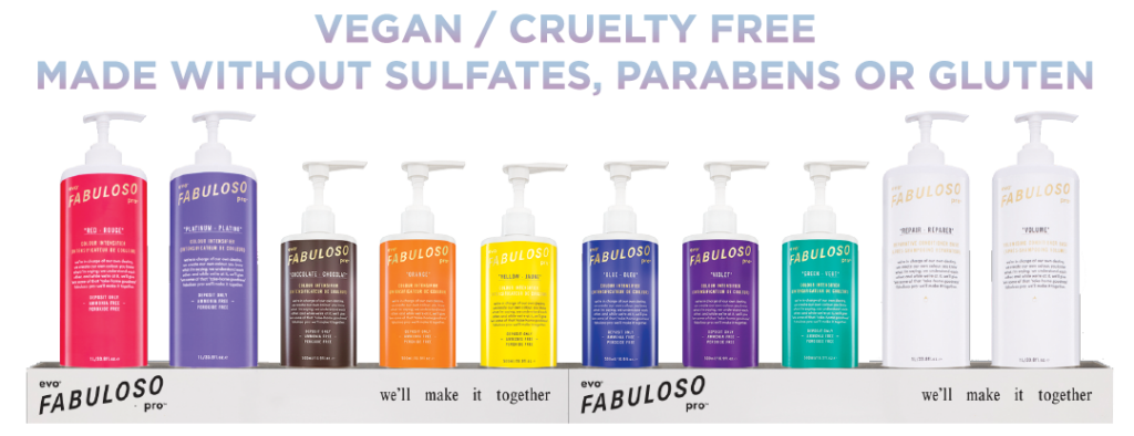 VEGAN / CRUELTY FREE / MADE WITHOUT SULFATES, PARABENS OR GLUTEN