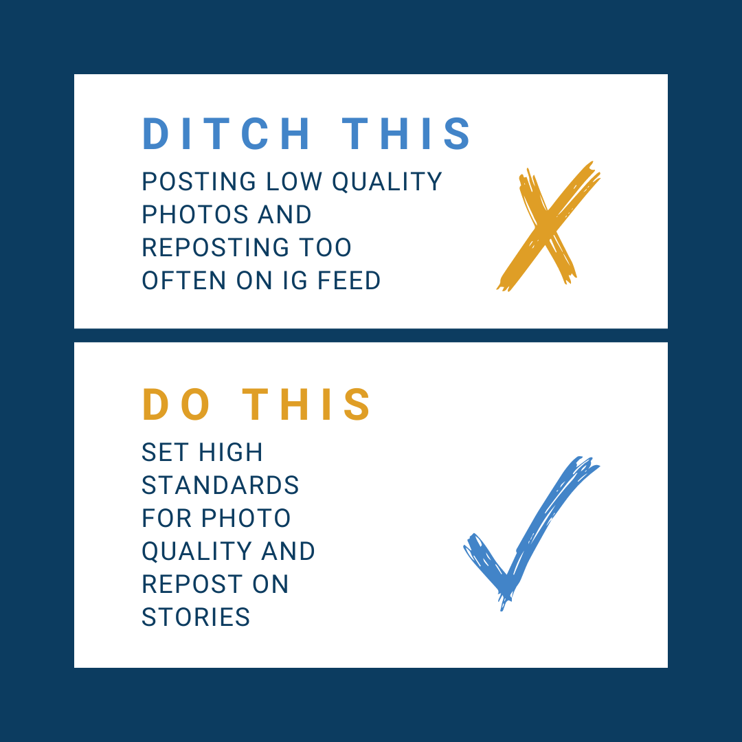 MISTAKE #3 - Posting poor quality content and reposting too often.