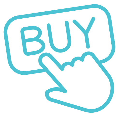 salon promotion idea icon buy button