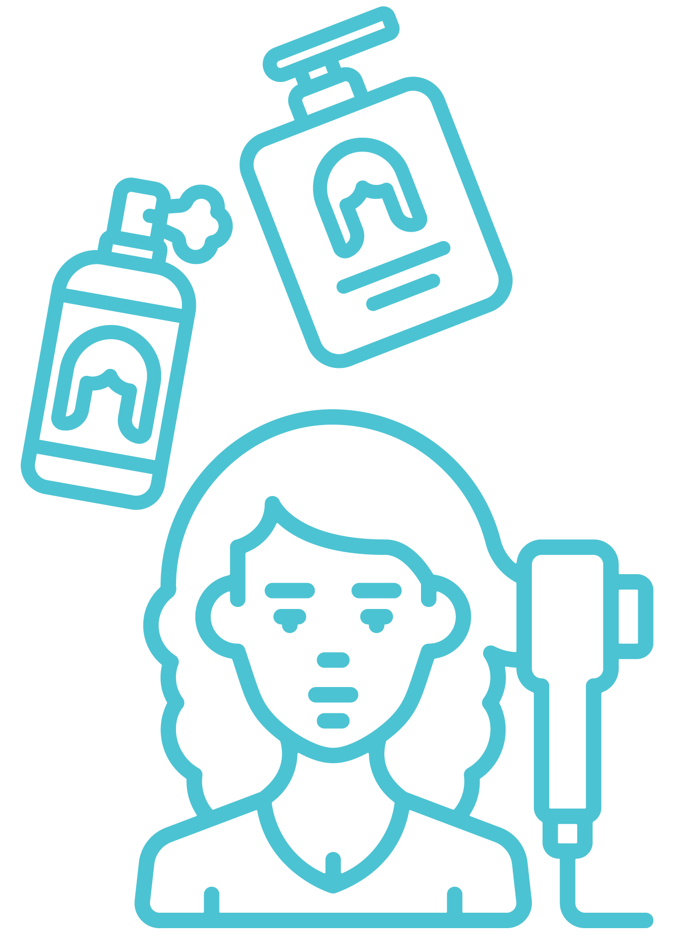 beauty services and retail service