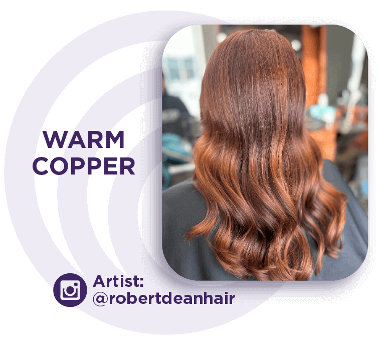 Warm Copper Hair Color