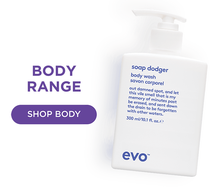 evo body product range