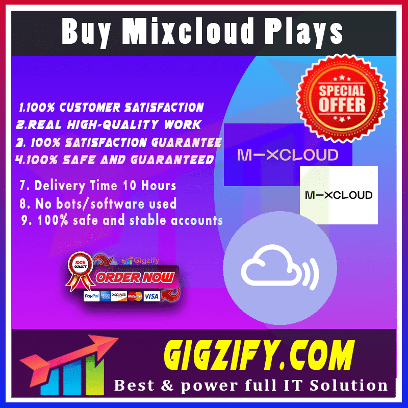 Buy Mixcloud Plays - Cheap| Starting @ $1.05